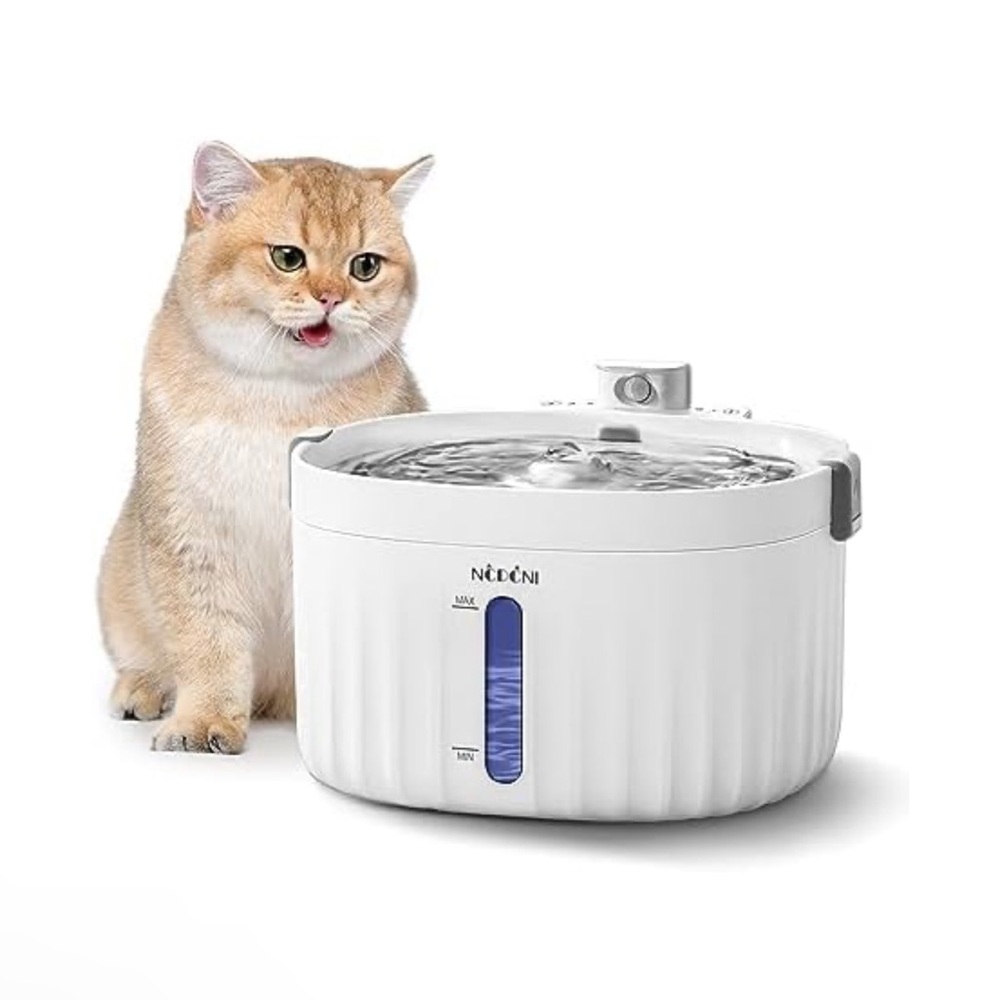 New Cordless Cat Water Fountain, NCDCNI Cat Water Dispenser 2L/67oz